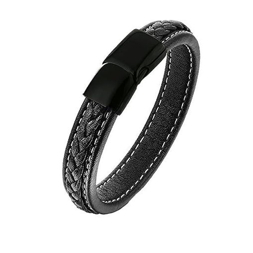 Picture of Black Leather Bracelet
