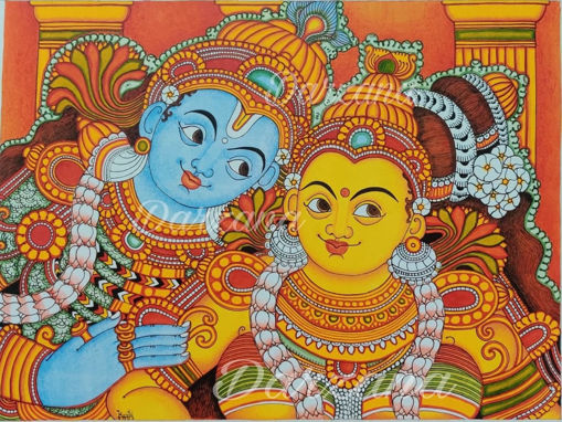Picture of Radha Krishna - Mural