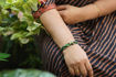 Picture of Macrame bracelet - green black